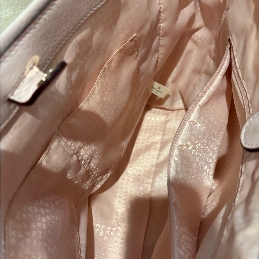 Kate Spade Blush Pink Tote with Bow Accent - Picture 5 of 16